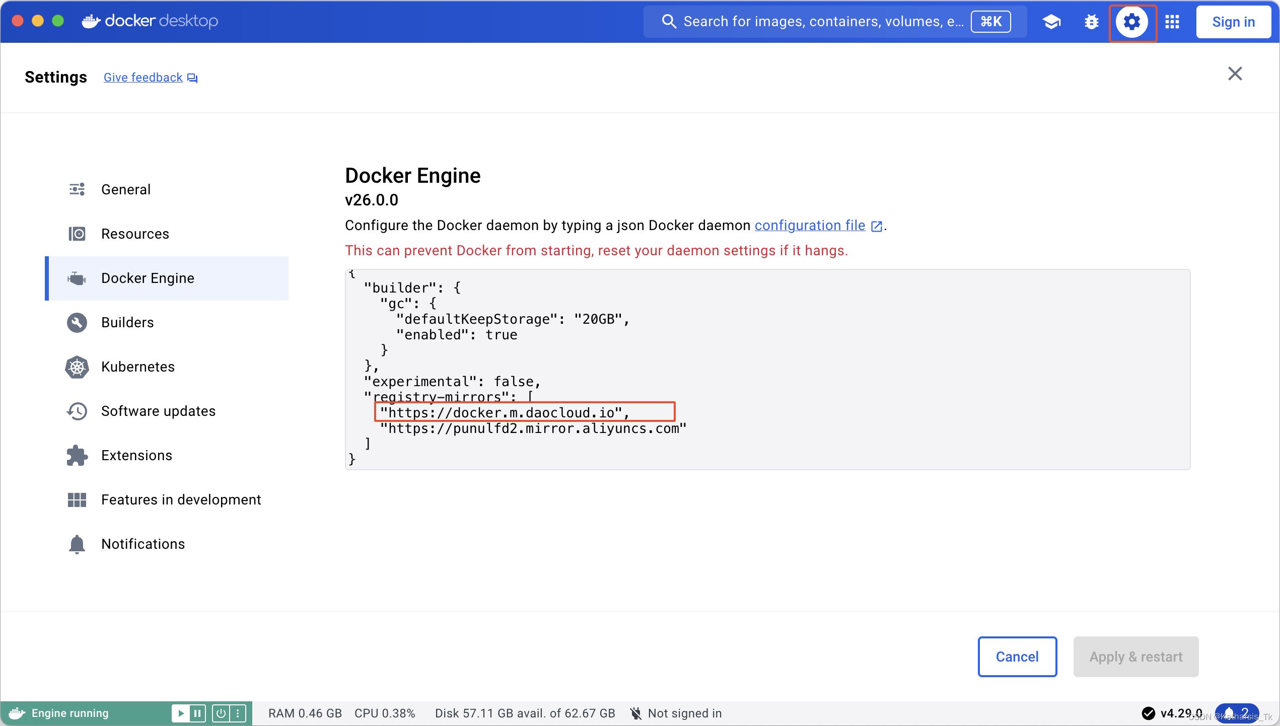 配置Docker镜像源